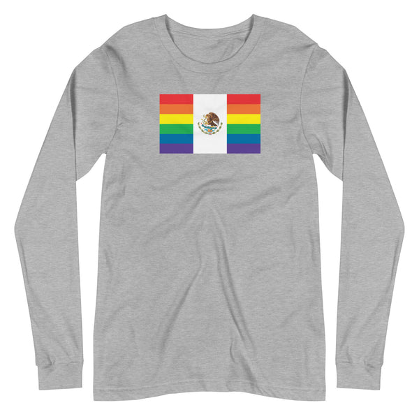 Mexico LGBT Pride Flag Unisex Long Sleeve Tee