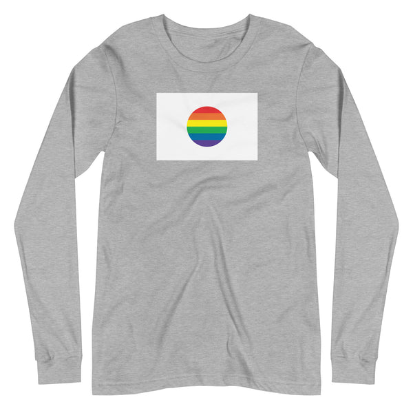 Japan LGBT Pride Flag Unisex Long Sleeve Tee
