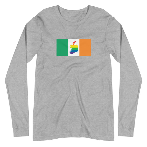 Ireland LGBT Pride Flag Unisex Long Sleeve Tee