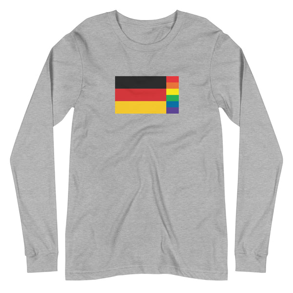 Germany LGBT Pride Flag Unisex Long Sleeve Tee