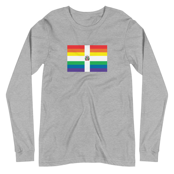 Dominican Republic Pride LGBT Flag Unisex Long Sleeve Tee