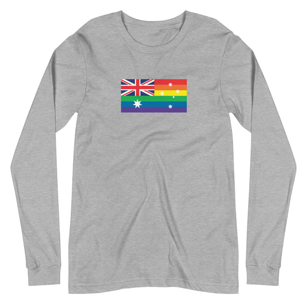 Australia LGBT Pride Flag Unisex Long Sleeve Tee