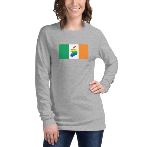 Ireland LGBT Pride Flag Unisex Long Sleeve Tee