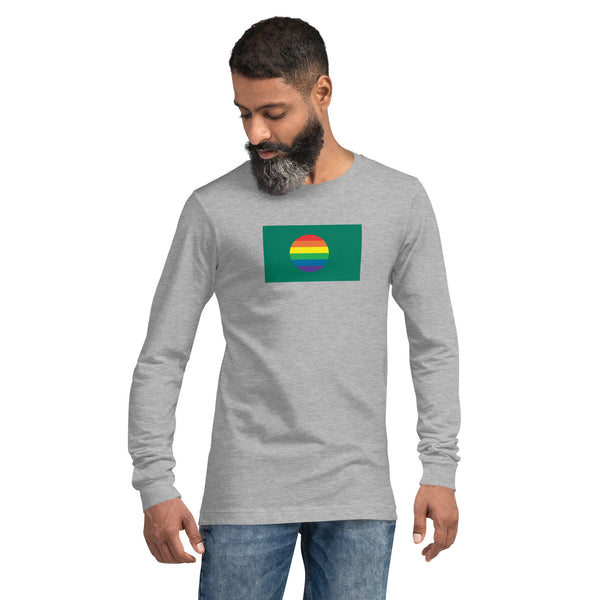 Bangladesh LGBT Pride Flag Unisex Long Sleeve Tee