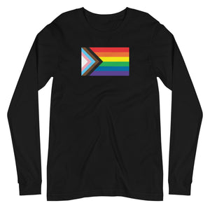 Progress Pride Flag Unisex Long Sleeve Tee