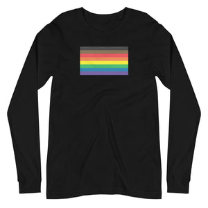 More color, More Pride Flag Unisex Long Sleeve Tee