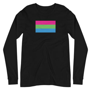 Polysexual Flag Long Sleeve Tee
