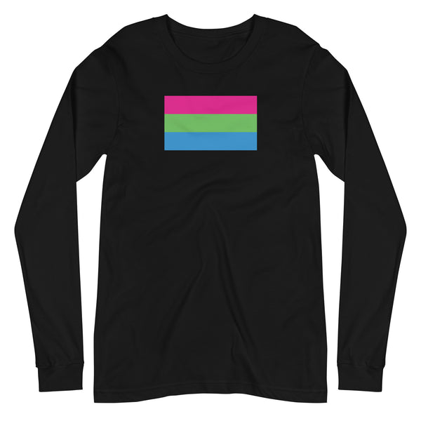 Polysexual Flag Long Sleeve Tee