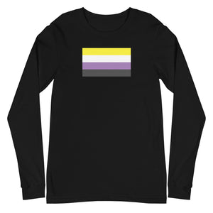 Non Binary Pride Flag Long Sleeve Tee