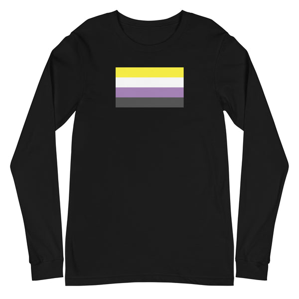 Non Binary Pride Flag Long Sleeve Tee