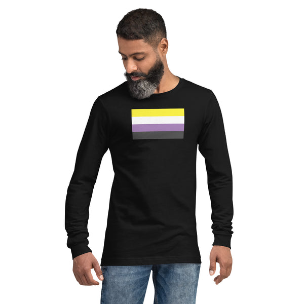 Non Binary Pride Flag Long Sleeve Tee