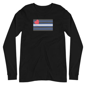 Leather Pride Flag Long Sleeve T-Shirt