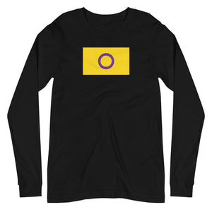 Intersex Flag Unisex Long Sleeve Tee