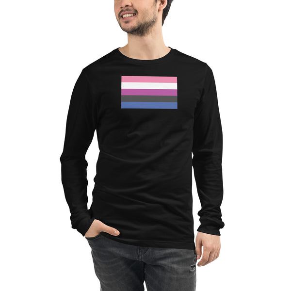 Genderfluid Flag Unisex Long Sleeve Tee