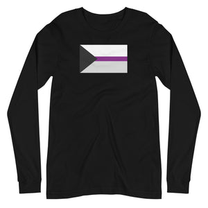 Demisexual Flag Unisex Long Sleeve Tee