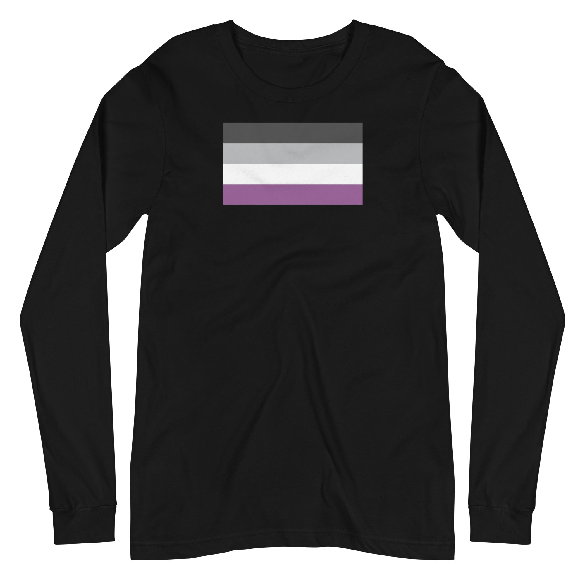 Asexual Pride Flag Unisex Long Sleeve T-Shirt
