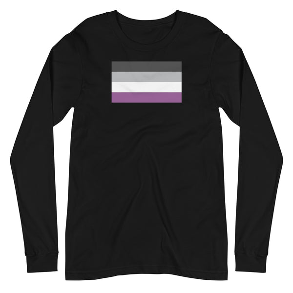 Asexual Pride Flag Unisex Long Sleeve T-Shirt