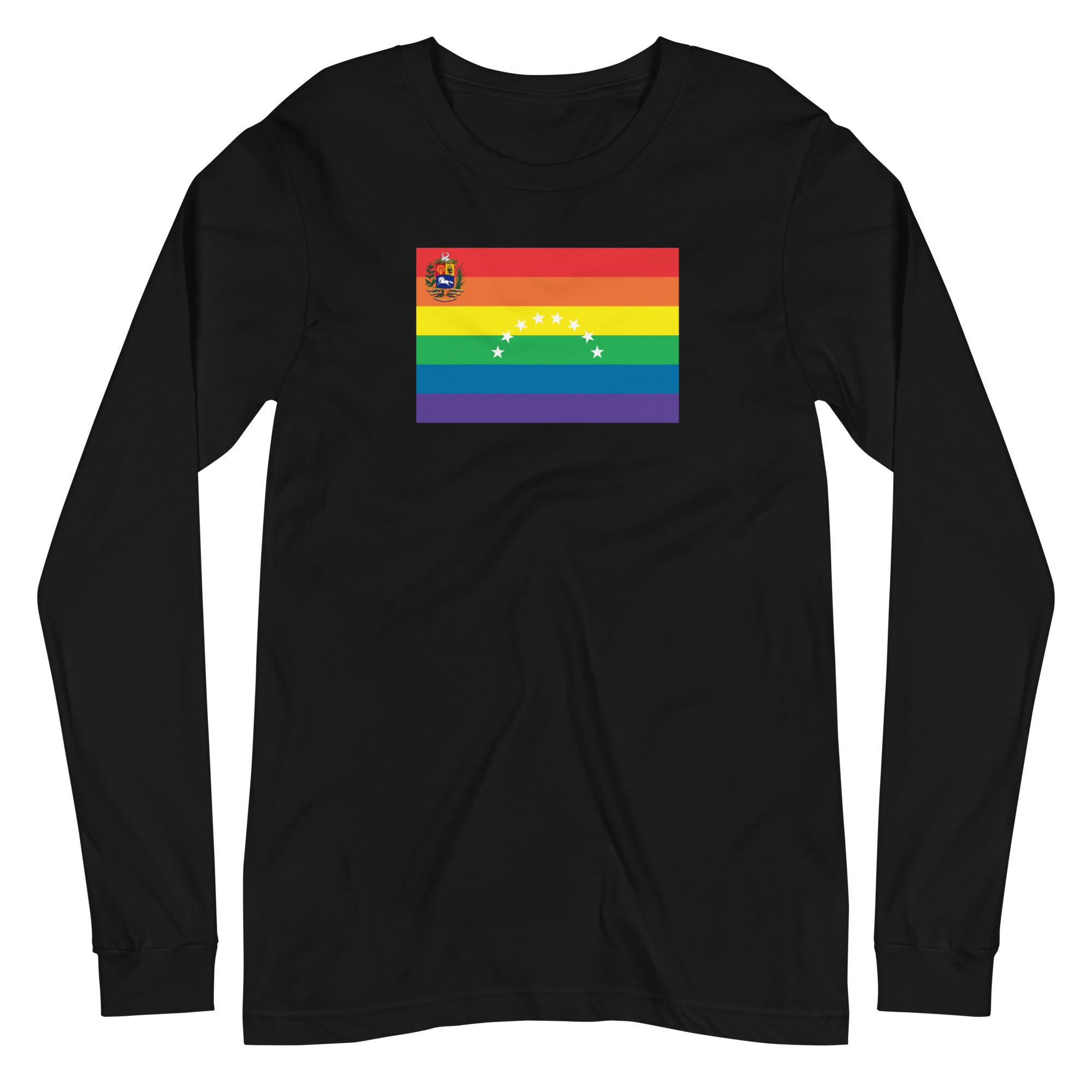 Venezuela LGBT Pride Flag Unisex Long Sleeve Tee