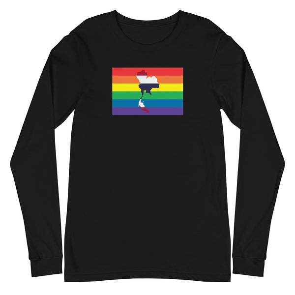 Thailand LGBT Pride Flag Unisex Long Sleeve Tee