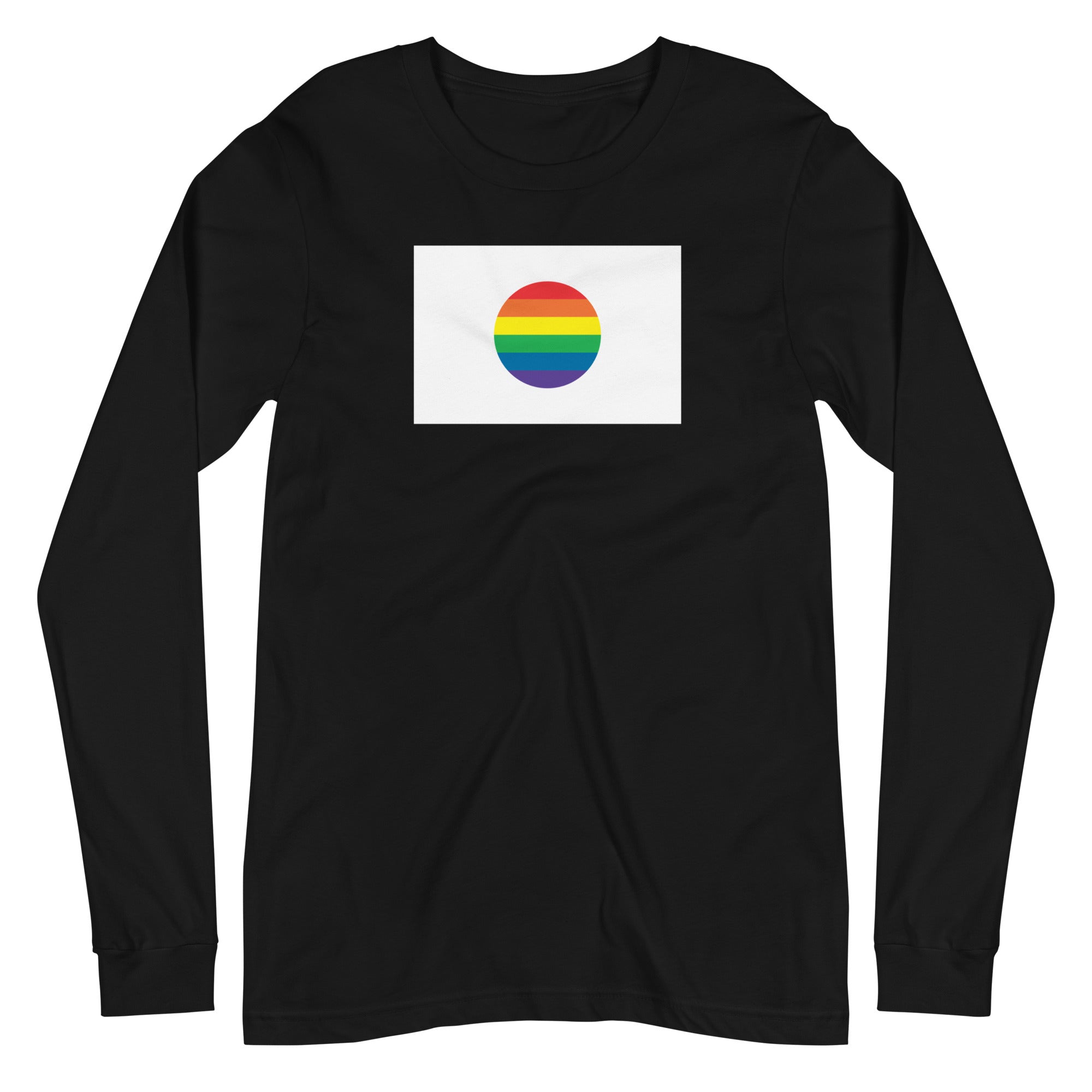 Japan LGBT Pride Flag Unisex Long Sleeve Tee