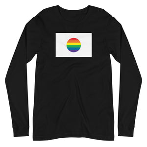 Japan LGBT Pride Flag Unisex Long Sleeve Tee