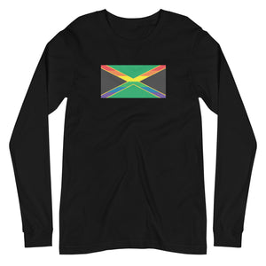 Jamaica LGBT Pride Flag Unisex Long Sleeve Tee