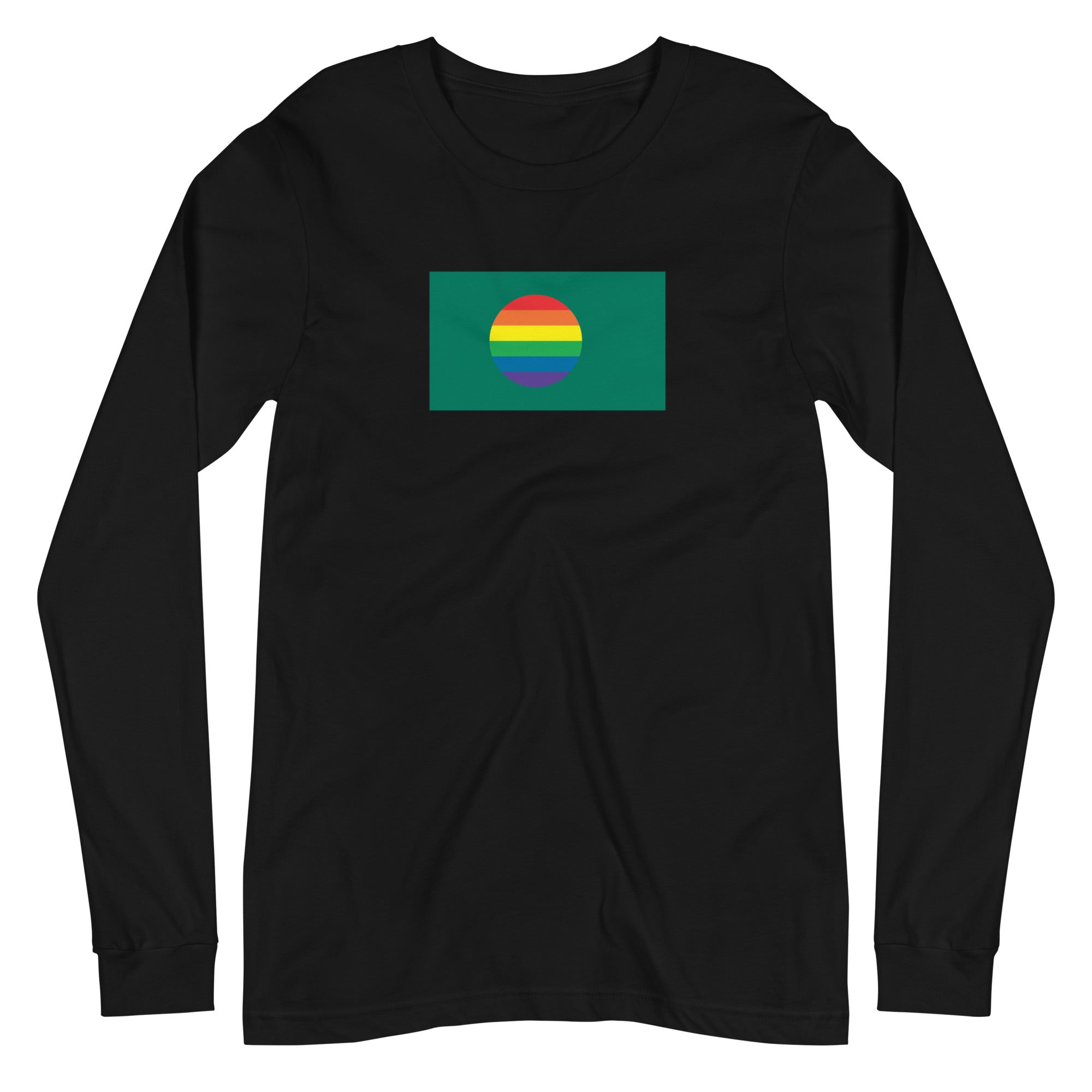 Bangladesh LGBT Pride Flag Unisex Long Sleeve Tee