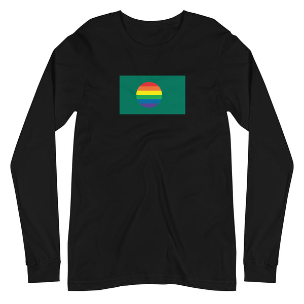 Bangladesh LGBT Pride Flag Unisex Long Sleeve Tee