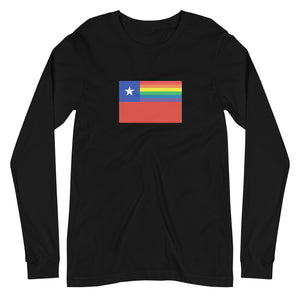 Chile LGBT Pride Flag Unisex Long Sleeve Tee