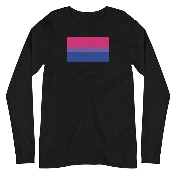 Bisexual Flag Unisex Long Sleeve Tee