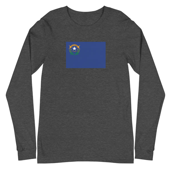 Nevada Flag Unisex Long Sleeve Tee