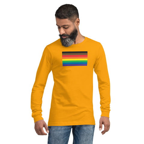 More color, More Pride Flag Unisex Long Sleeve Tee