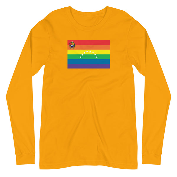 Venezuela LGBT Pride Flag Unisex Long Sleeve Tee