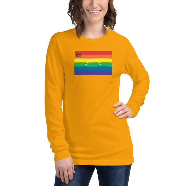 Venezuela LGBT Pride Flag Unisex Long Sleeve Tee