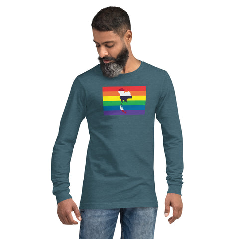 Thailand LGBT Pride Flag Unisex Long Sleeve Tee