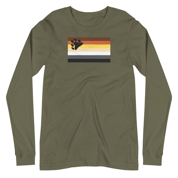 Bear Pride Flag Long Sleeve T-Shirt