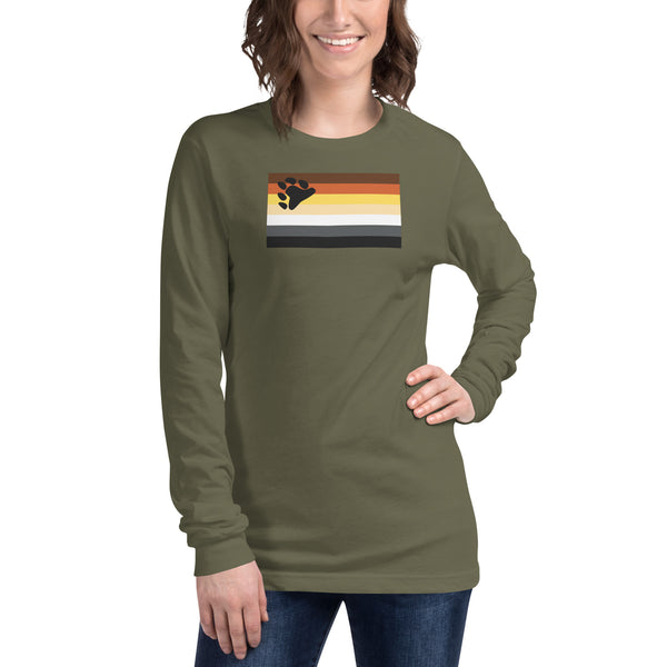Bear Pride Flag Long Sleeve T-Shirt