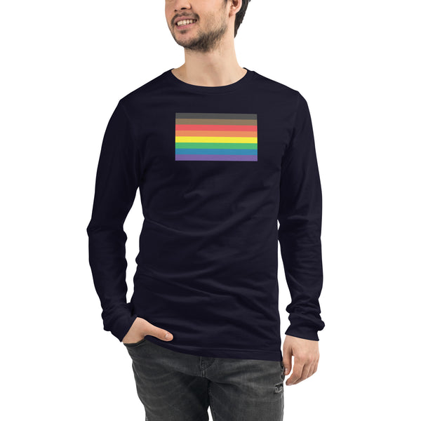 More color, More Pride Flag Unisex Long Sleeve Tee