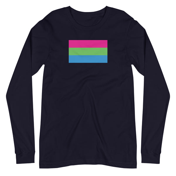Polysexual Flag Long Sleeve Tee