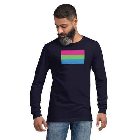 Polysexual Flag Long Sleeve Tee