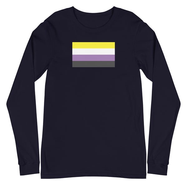 Non Binary Pride Flag Long Sleeve Tee