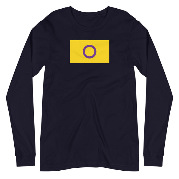 Intersex Flag Unisex Long Sleeve Tee