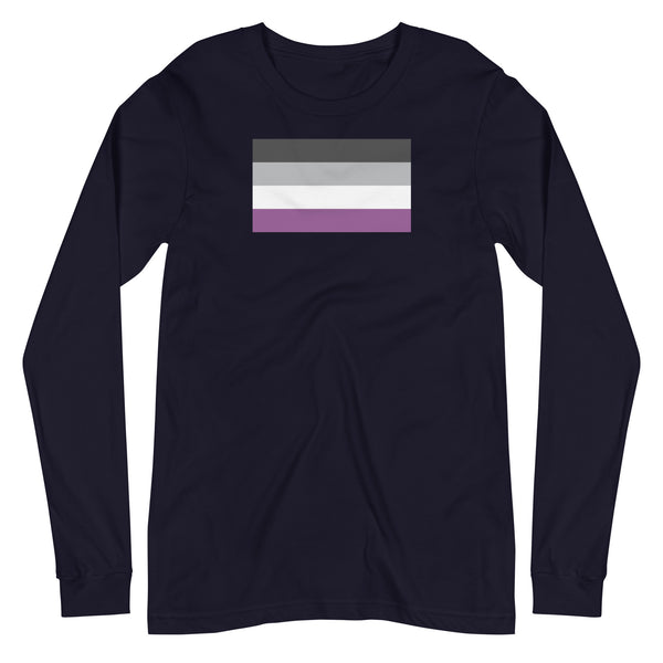 Asexual Pride Flag Unisex Long Sleeve T-Shirt