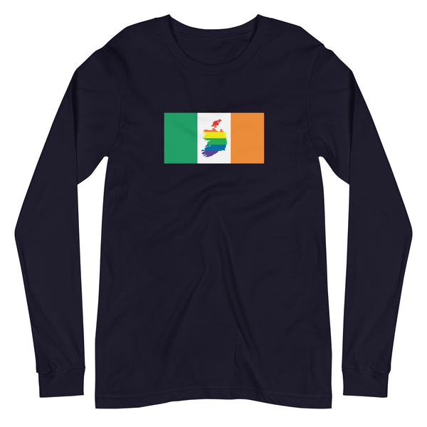 Ireland LGBT Pride Flag Unisex Long Sleeve Tee