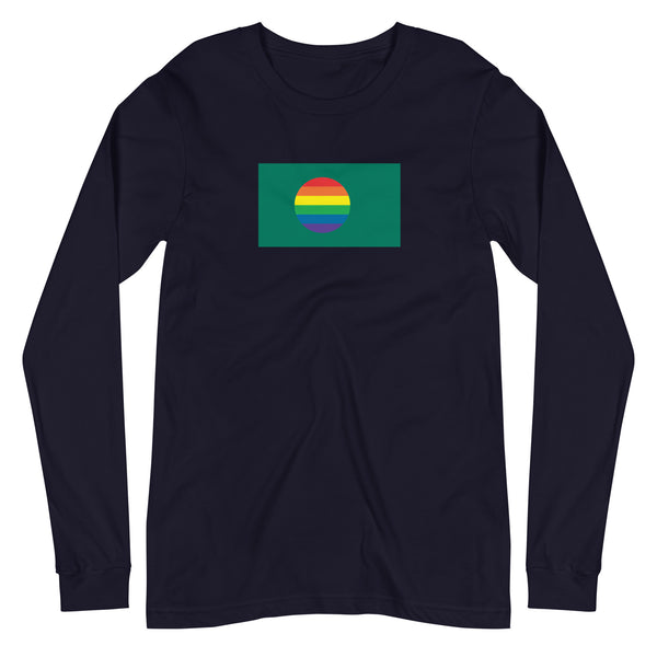 Bangladesh LGBT Pride Flag Unisex Long Sleeve Tee