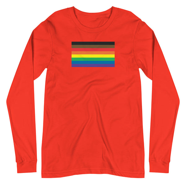 More color, More Pride Flag Unisex Long Sleeve Tee