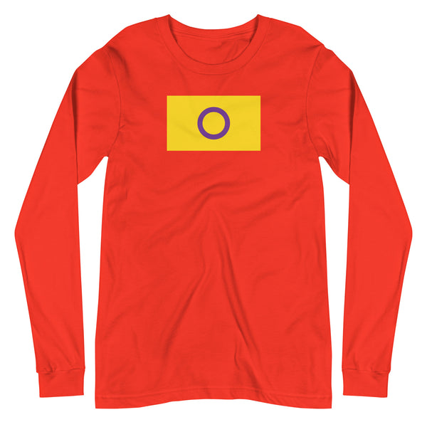 Intersex Flag Unisex Long Sleeve Tee