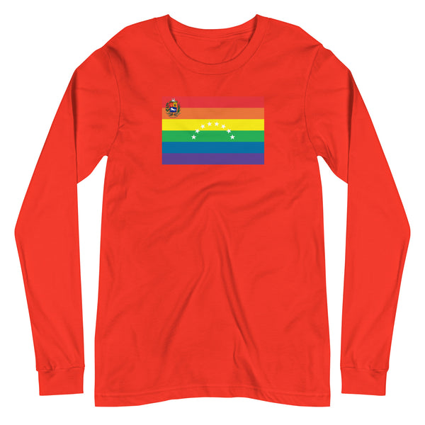 Venezuela LGBT Pride Flag Unisex Long Sleeve Tee