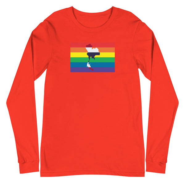 Thailand LGBT Pride Flag Unisex Long Sleeve Tee