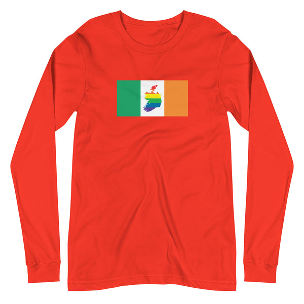 Ireland LGBT Pride Flag Unisex Long Sleeve Tee